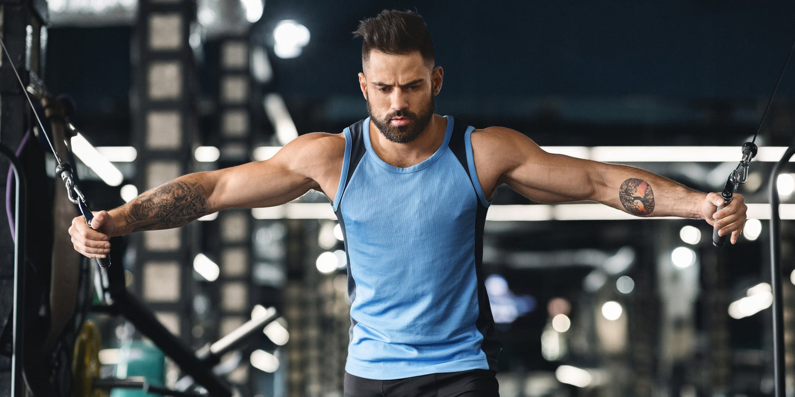 man gains muscle mass with high metabolism