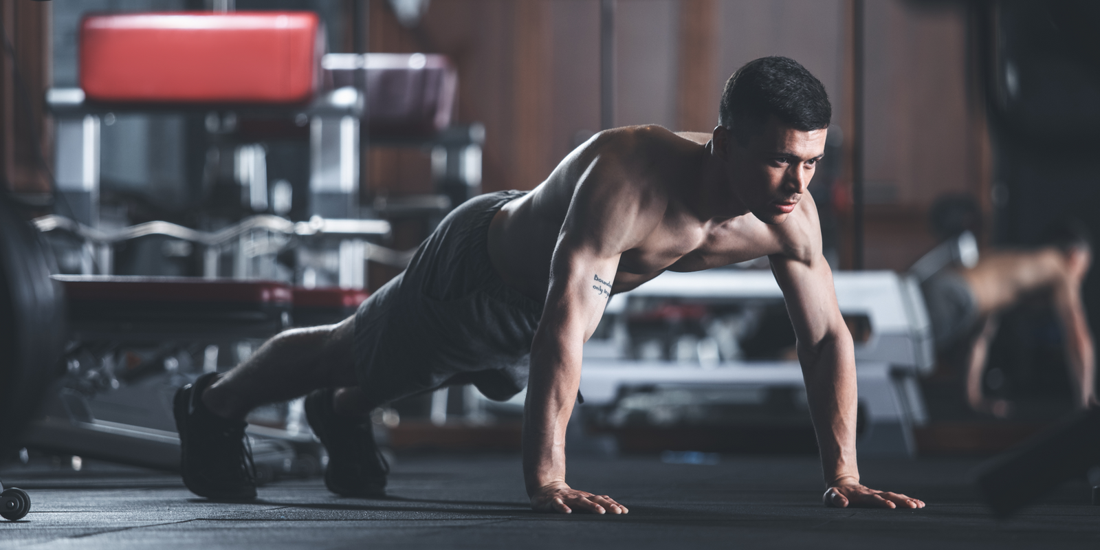 Man doing bodyweight exercise